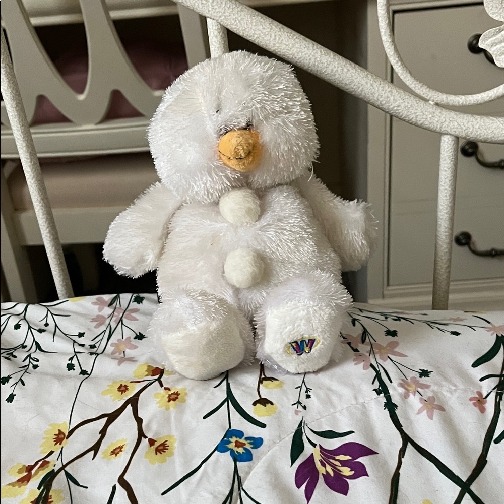 GANZ White and Orange Stuffed Animal